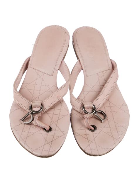 dior flip flops pink|christian dior slippers.